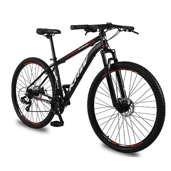 Bicicleta Aro 29 KRW Traction Alumínio Shimano TZ 24 Vel Freio a Disco SX3 9