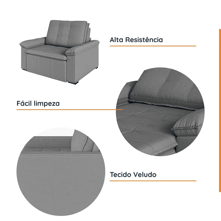 Poltrona Retrátil Palmeira  6