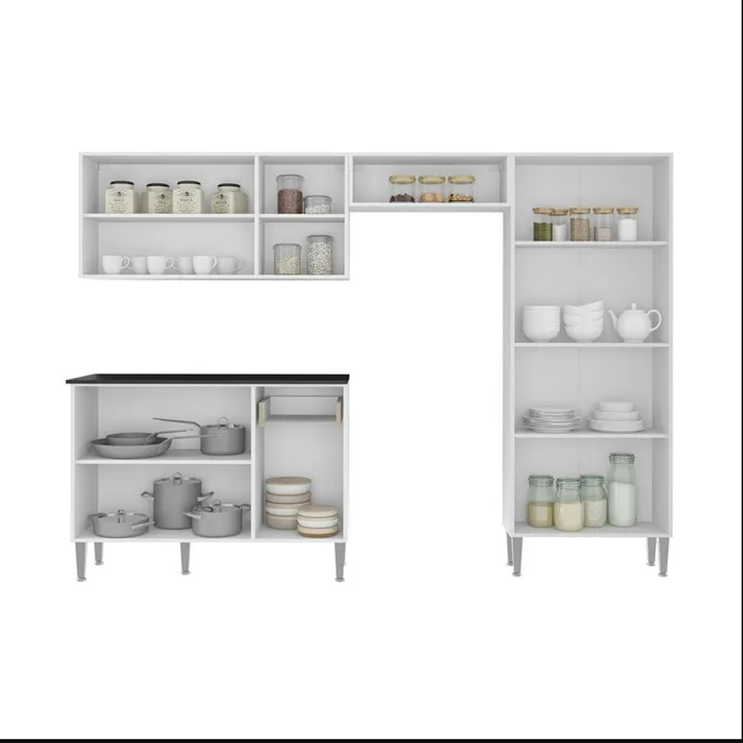 Cozinha Compacta com Armário e Balcão Xangai VM2840 7