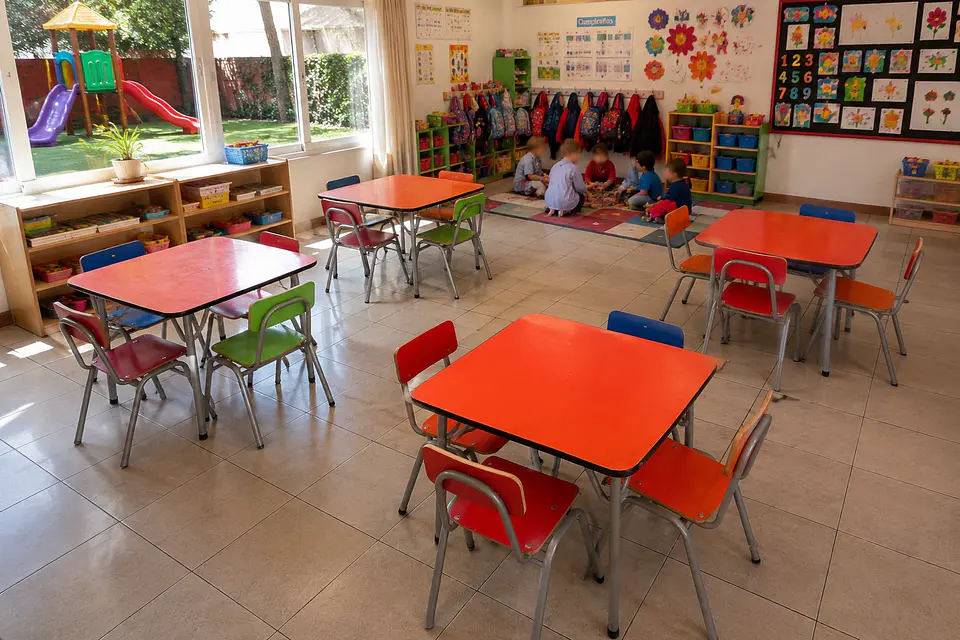 Mesa kinder 70 x 70 cm. 2