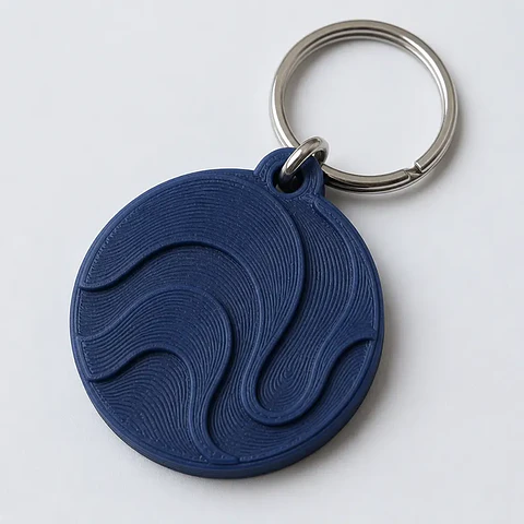 Llavero personalizado en relieve