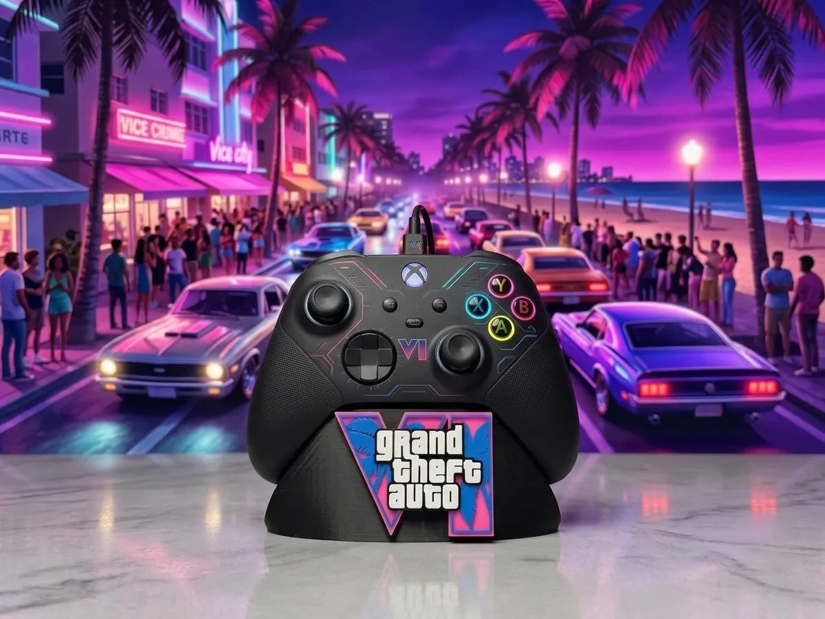 Soporte Gamer para Mando – Estilo GTA VI 2