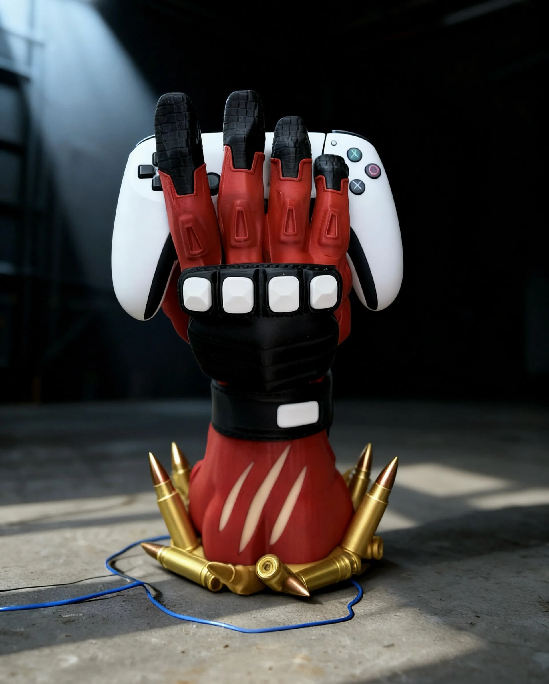 Soporte Gamer Deadpool Arm para Controladores PS y Xbox 2