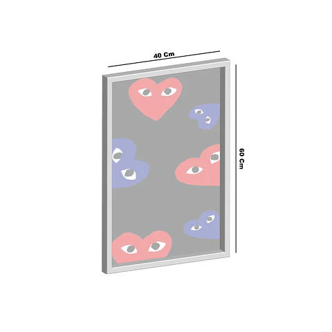 Cuadro Comme des Garçons Blue - Red
