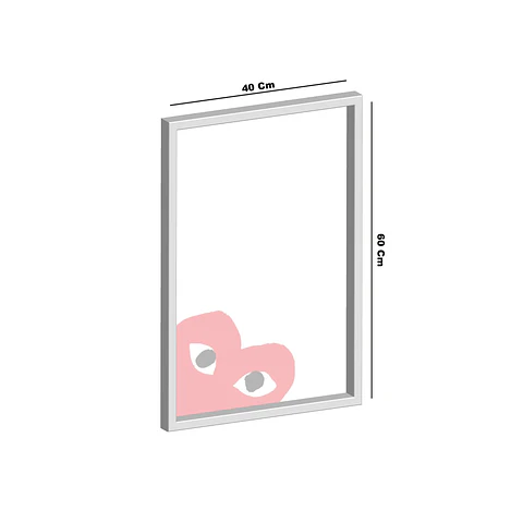 Cuadro Comme des Garçons PLAY Red