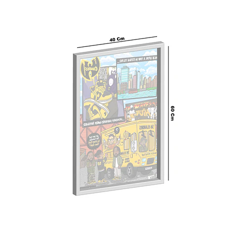 Cuadro Wu-Tang Clan Comic 