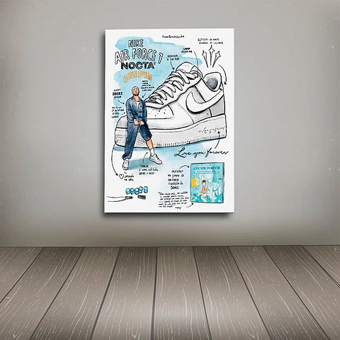Cuadro airforce nocta vintage 