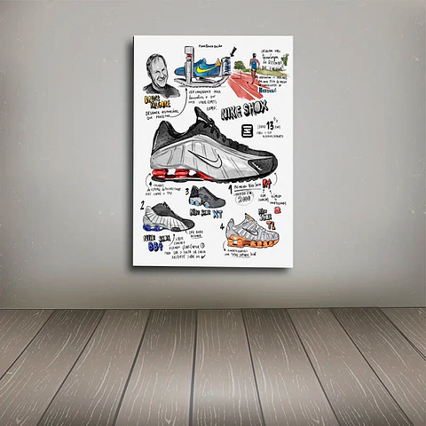 Cuadro Nike shox Vintage