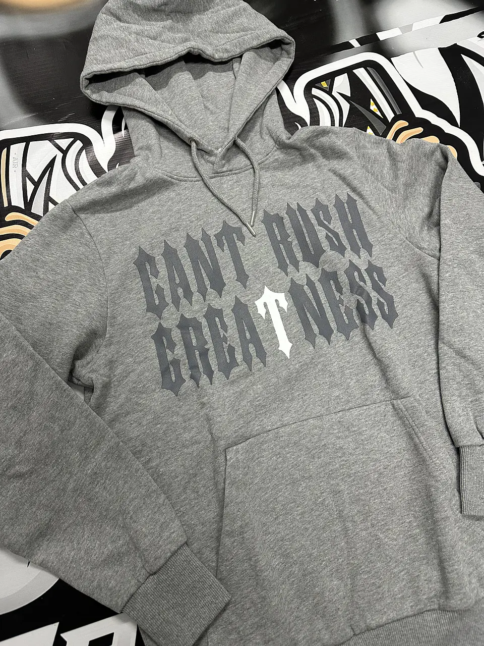 Hoodie trapstar x centralcee Grey  3