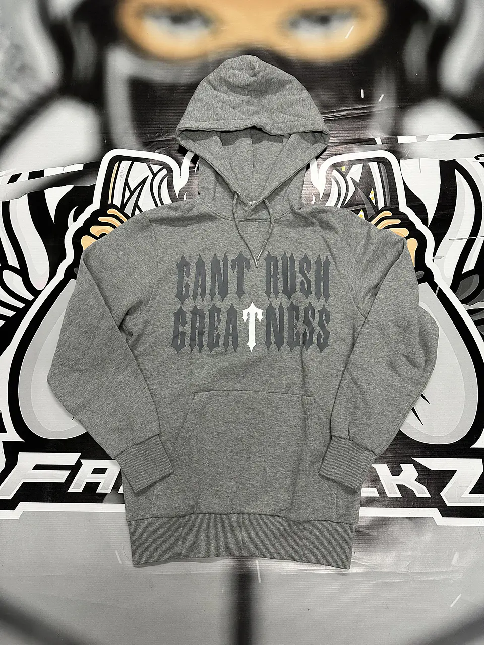 Hoodie trapstar x centralcee Grey  1