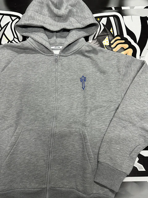 Hoodie trapstar Full Zip Grey 