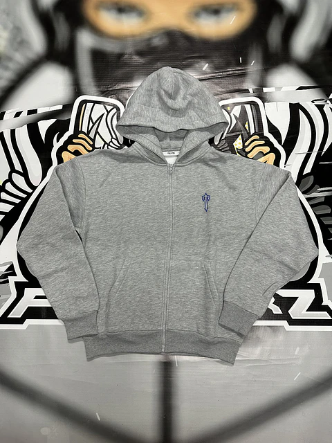 Hoodie trapstar Full Zip Grey 