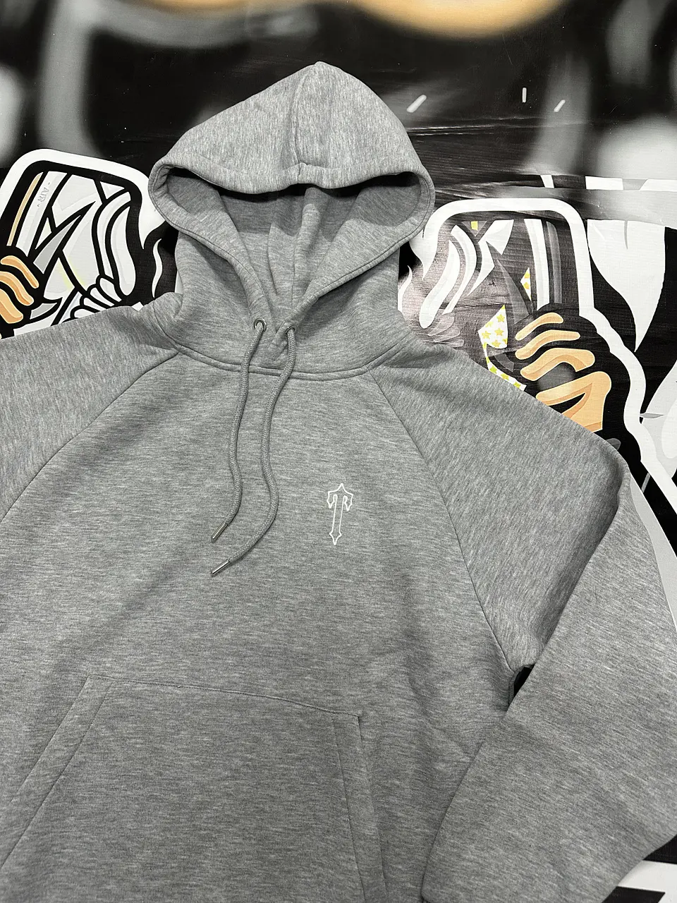 Hoodie trapsta Full Grey  2