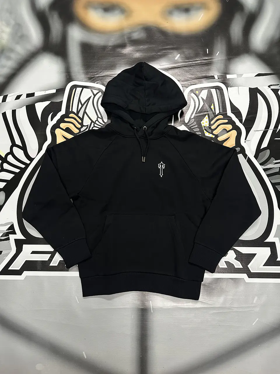 Hoodie trapstar Full Black  1