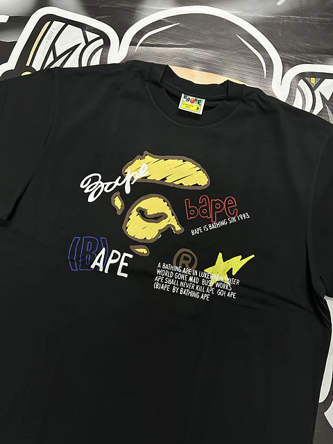 Camiseta Bape “APE SHALL NEVER KILL APE” 