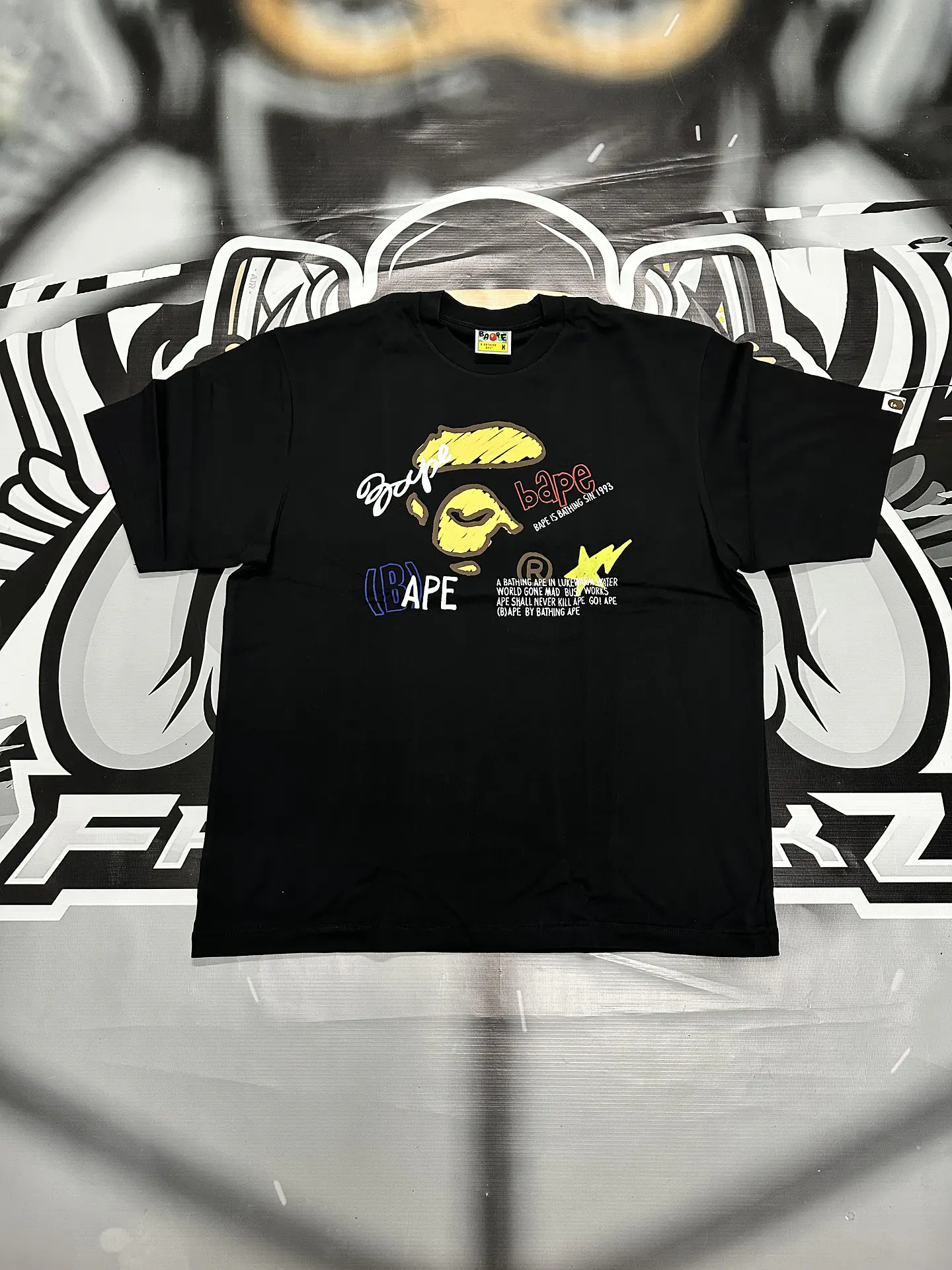 Camiseta Bape “APE SHALL NEVER KILL APE”  1