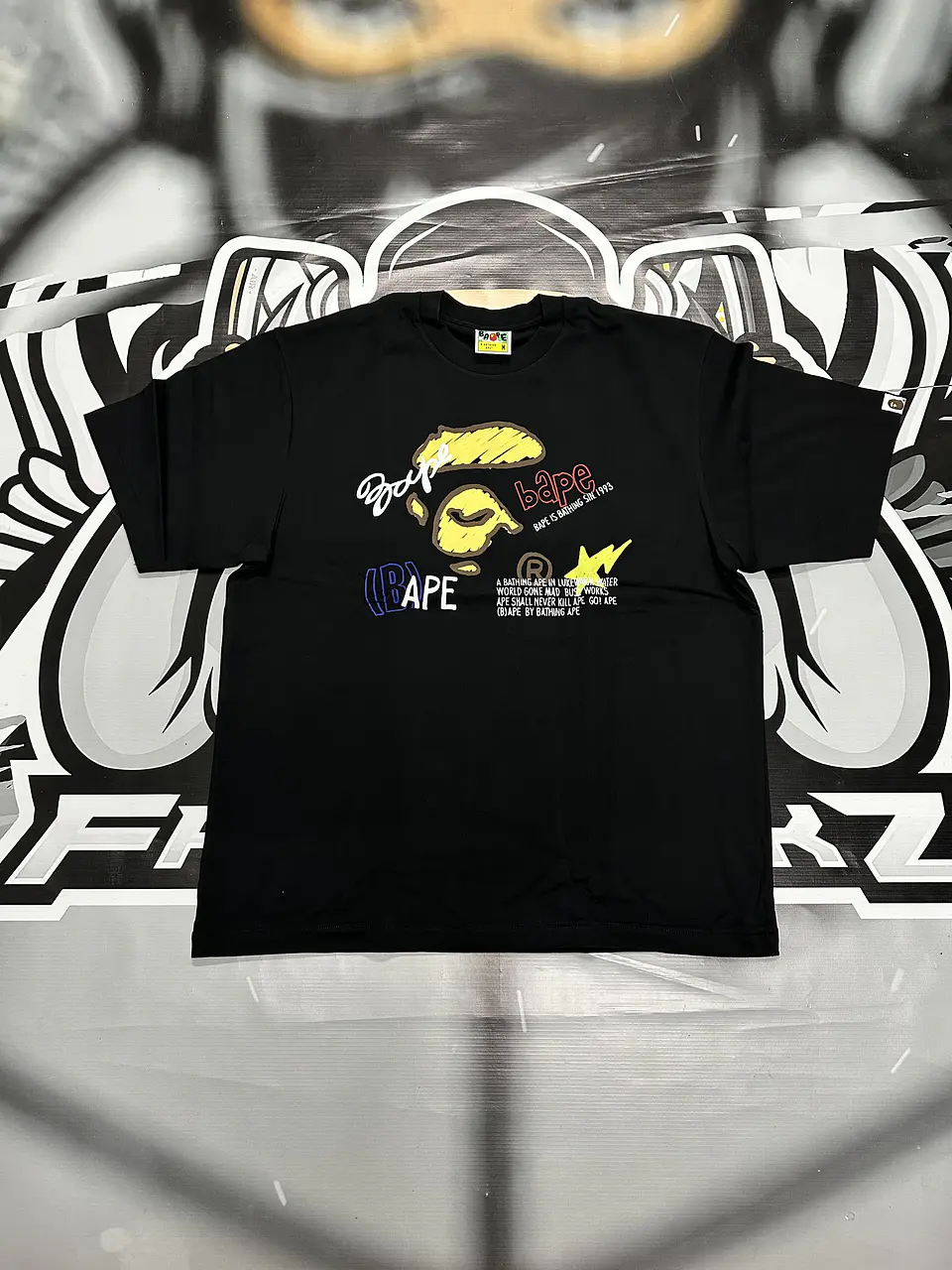 Camiseta Bape “APE SHALL NEVER KILL APE”  1