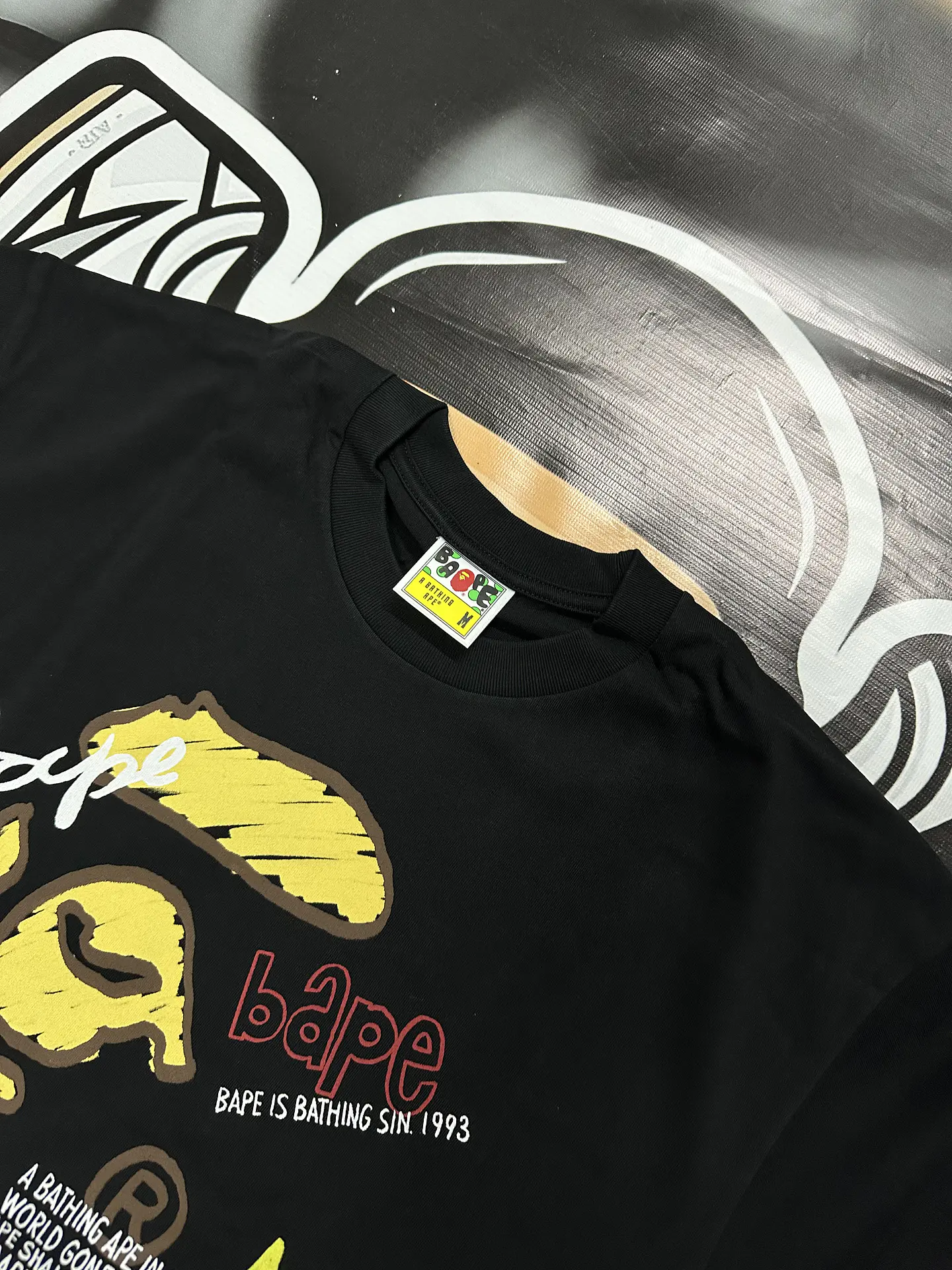 Camiseta Bape “APE SHALL NEVER KILL APE”  3