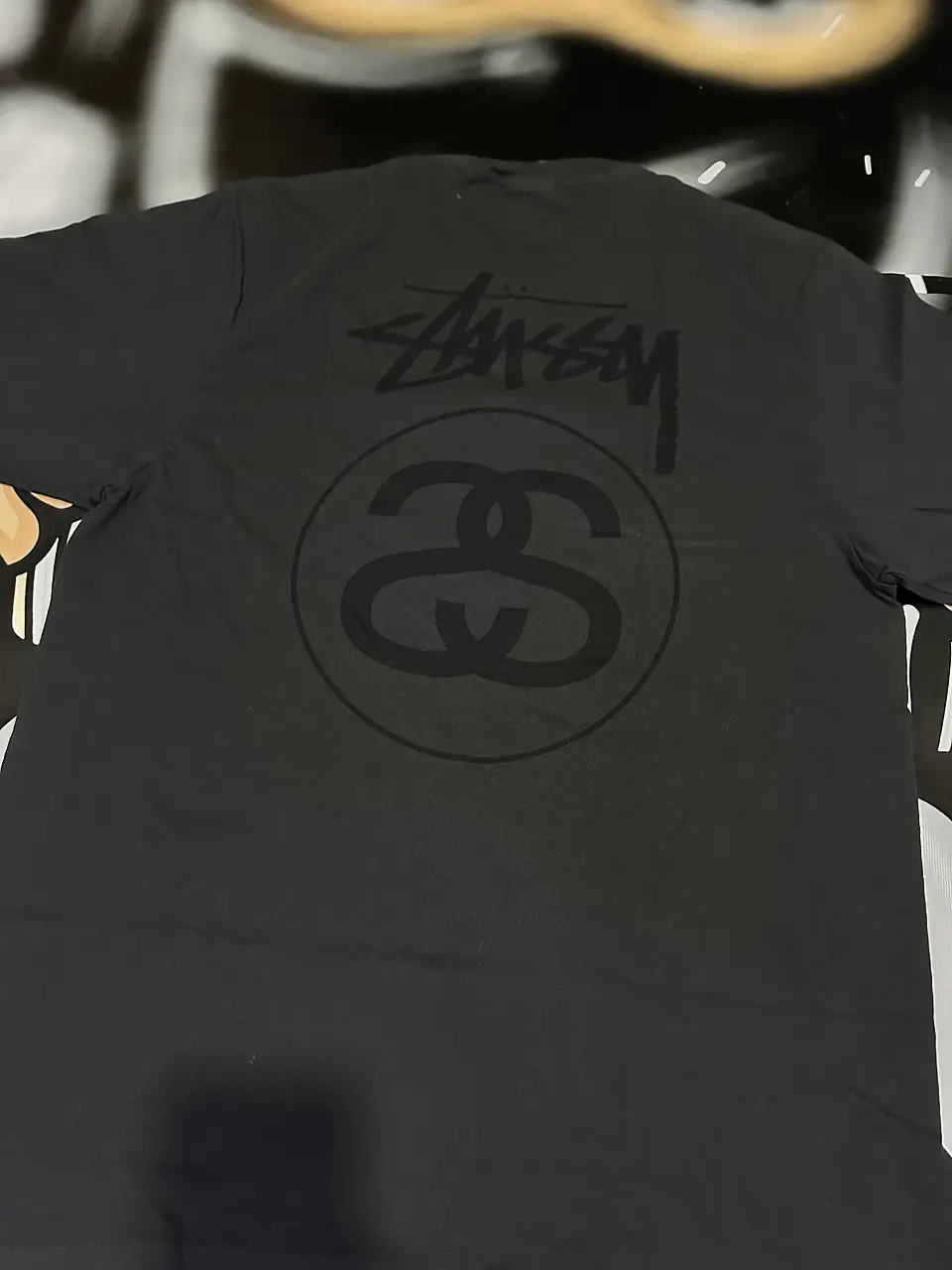 Camiseta Stüssy Black PIGMENT DYED 4