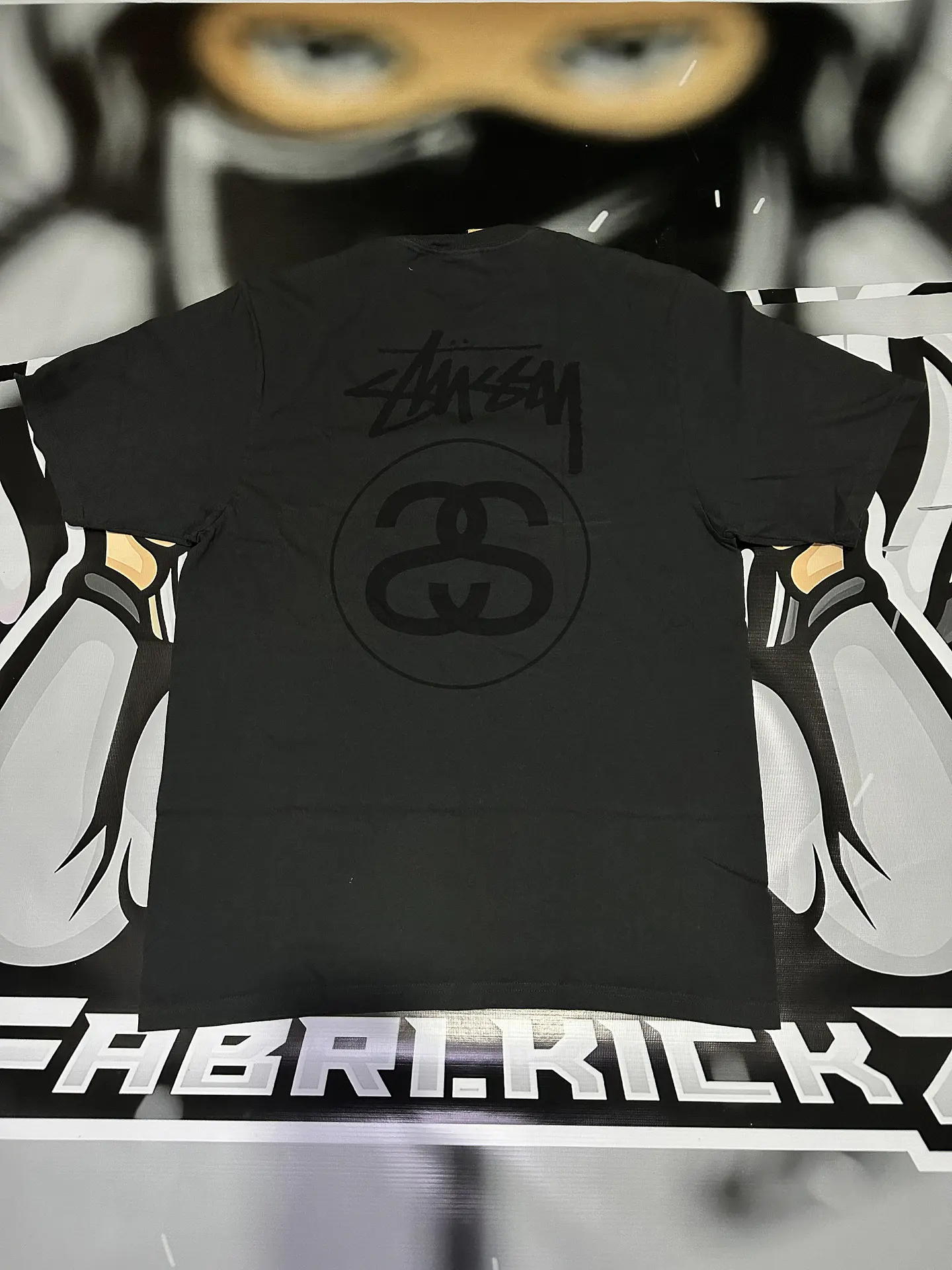 Camiseta Stüssy Black PIGMENT DYED 3