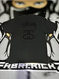 Camiseta Stüssy Black PIGMENT DYED - Miniatura 3
