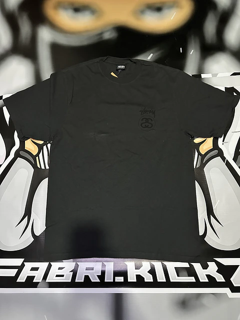 Camiseta Stüssy Black PIGMENT DYED