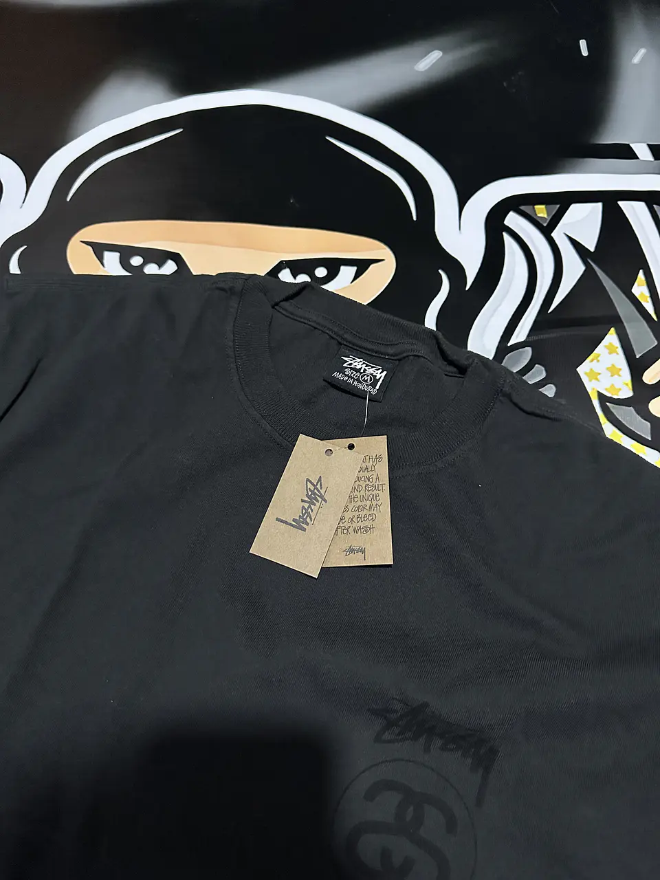 Camiseta Stüssy Black PIGMENT DYED 5