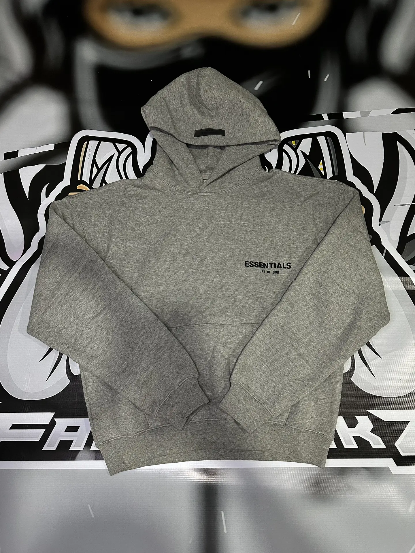 Hoodie essentials Dark oatmeal (SS22) 1