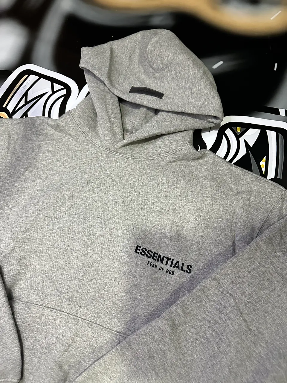 Hoodie essentials Dark oatmeal (SS22) 2