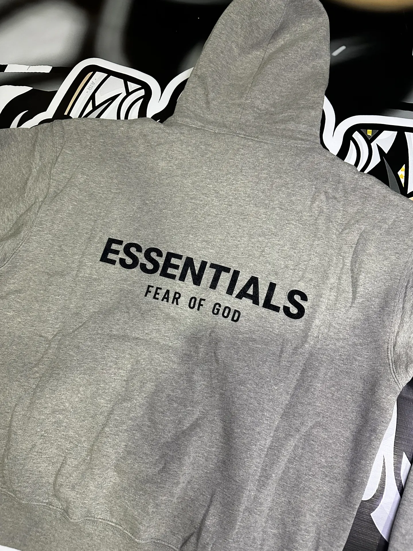 Hoodie essentials Dark oatmeal (SS22) 3