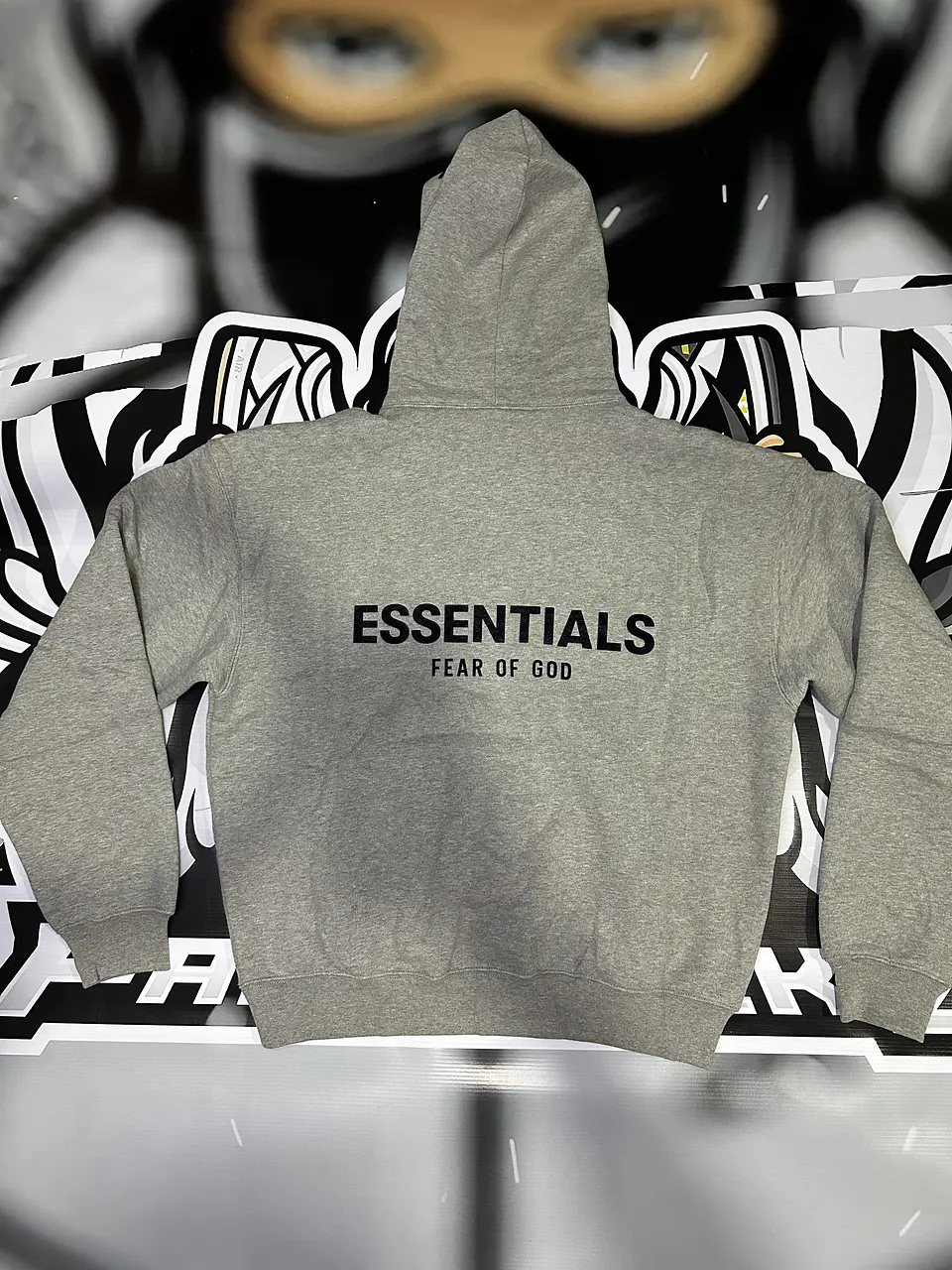 Hoodie essentials Dark oatmeal (SS22) 4