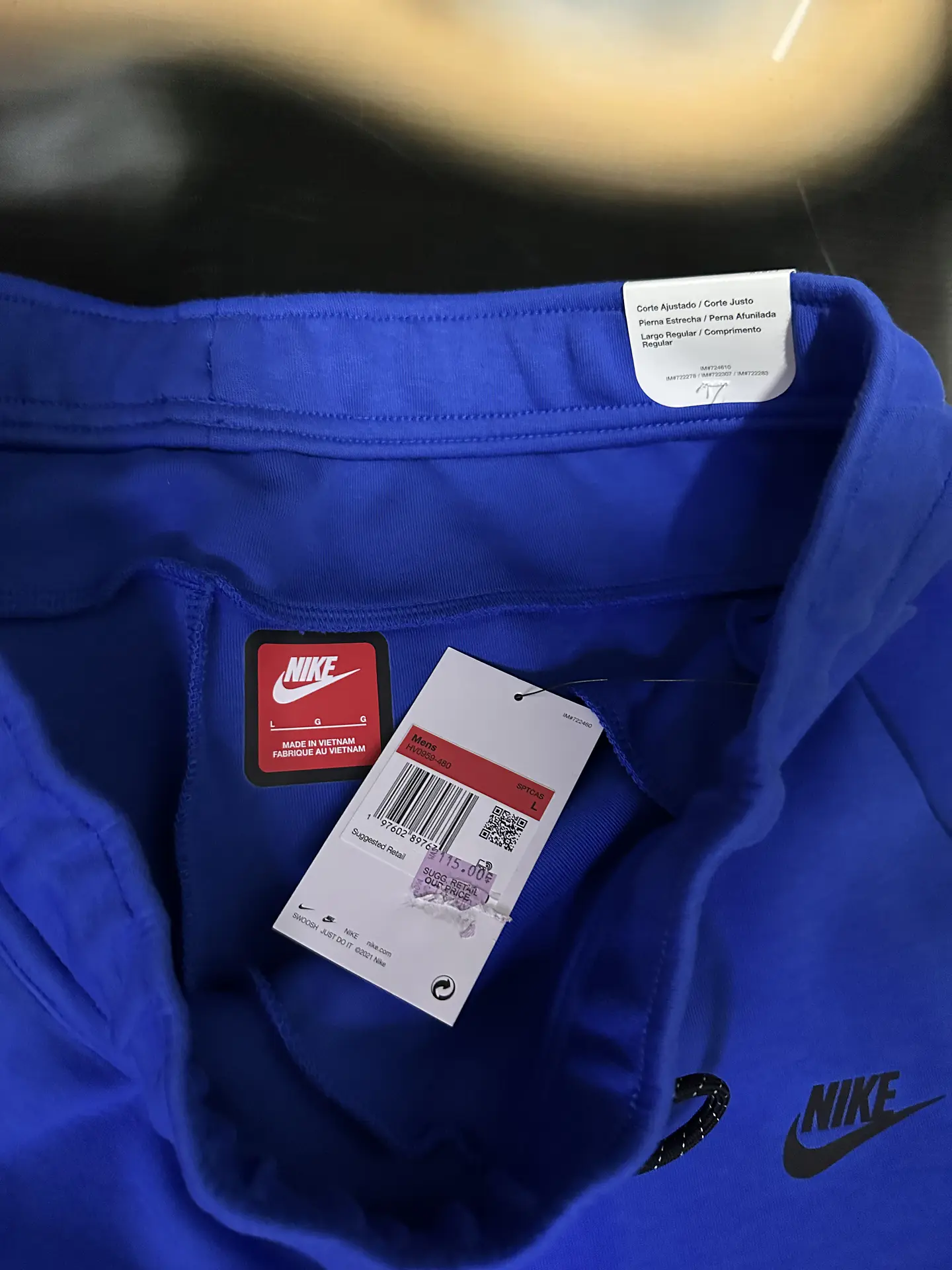 Joggers Nike tech fleece Hyper Blue 4