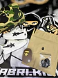 BAPE White & Black ‘BAPE’ STA Icon - Miniatura 6