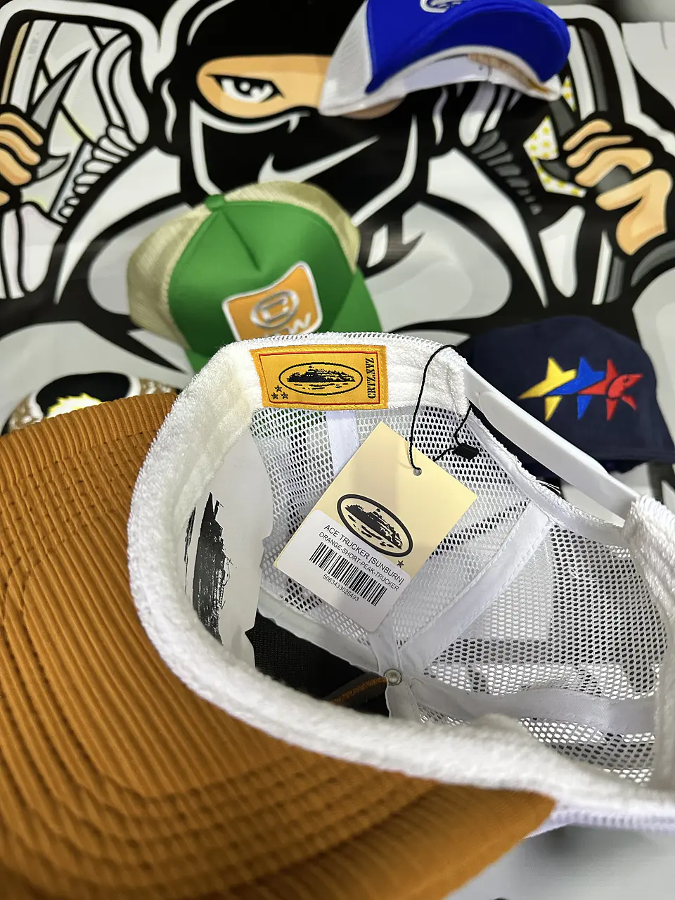 Truck Hat Corteiz mustard 3