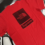 Camiseta @supremenewyork x @thenorthface red