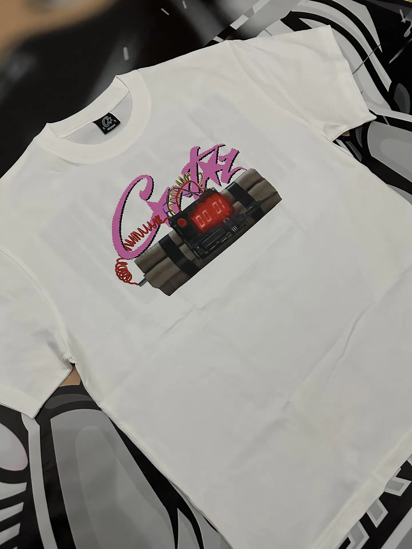 Camiseta corteiz No time 4 Luv White 2