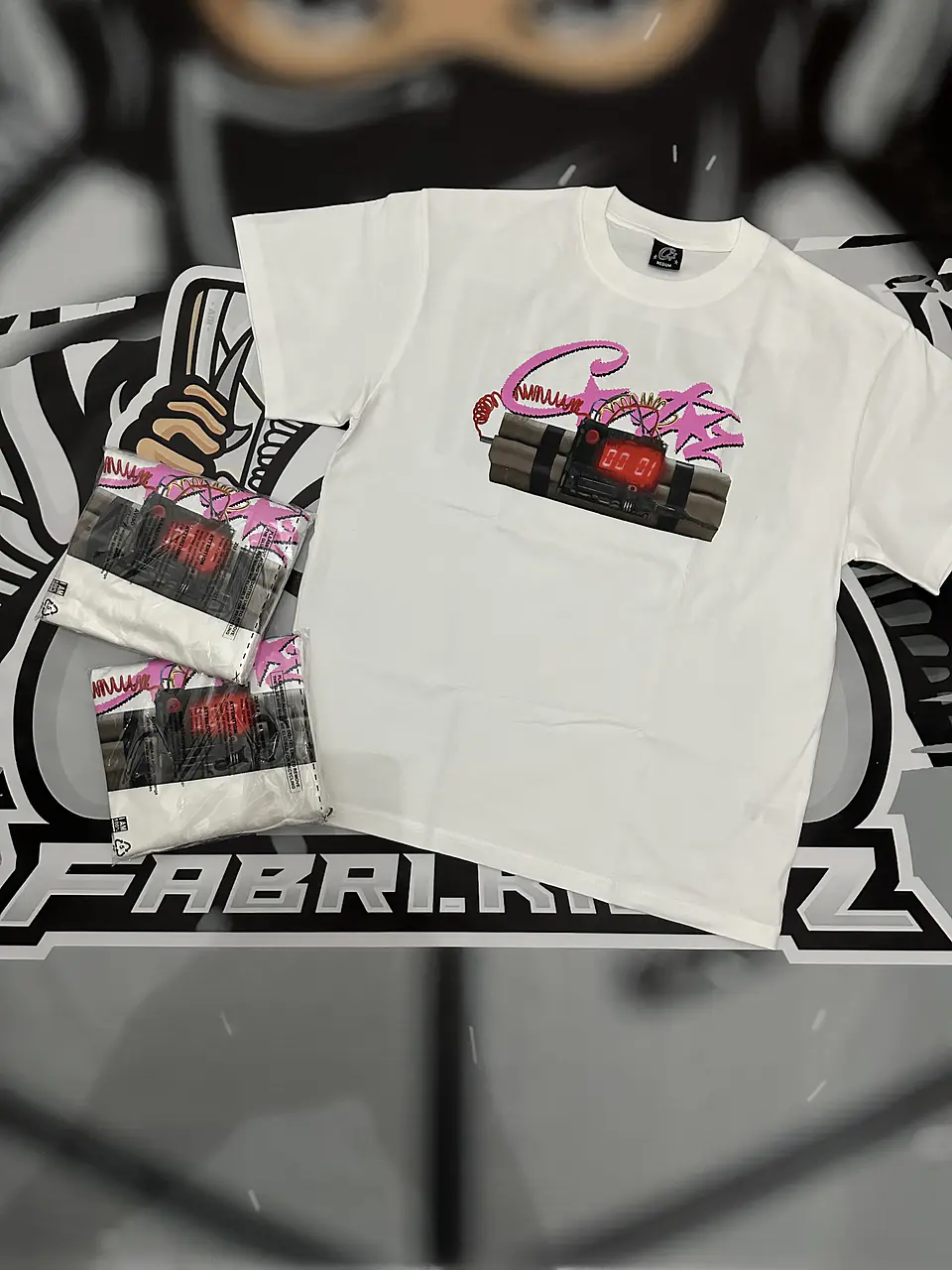 Camiseta corteiz No time 4 Luv White 4