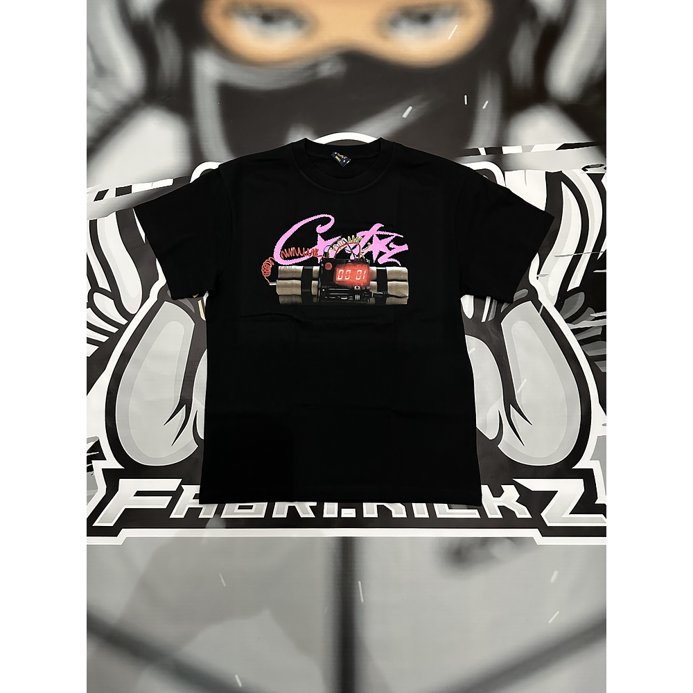 Camiseta corteiz No time 4 Luv Black