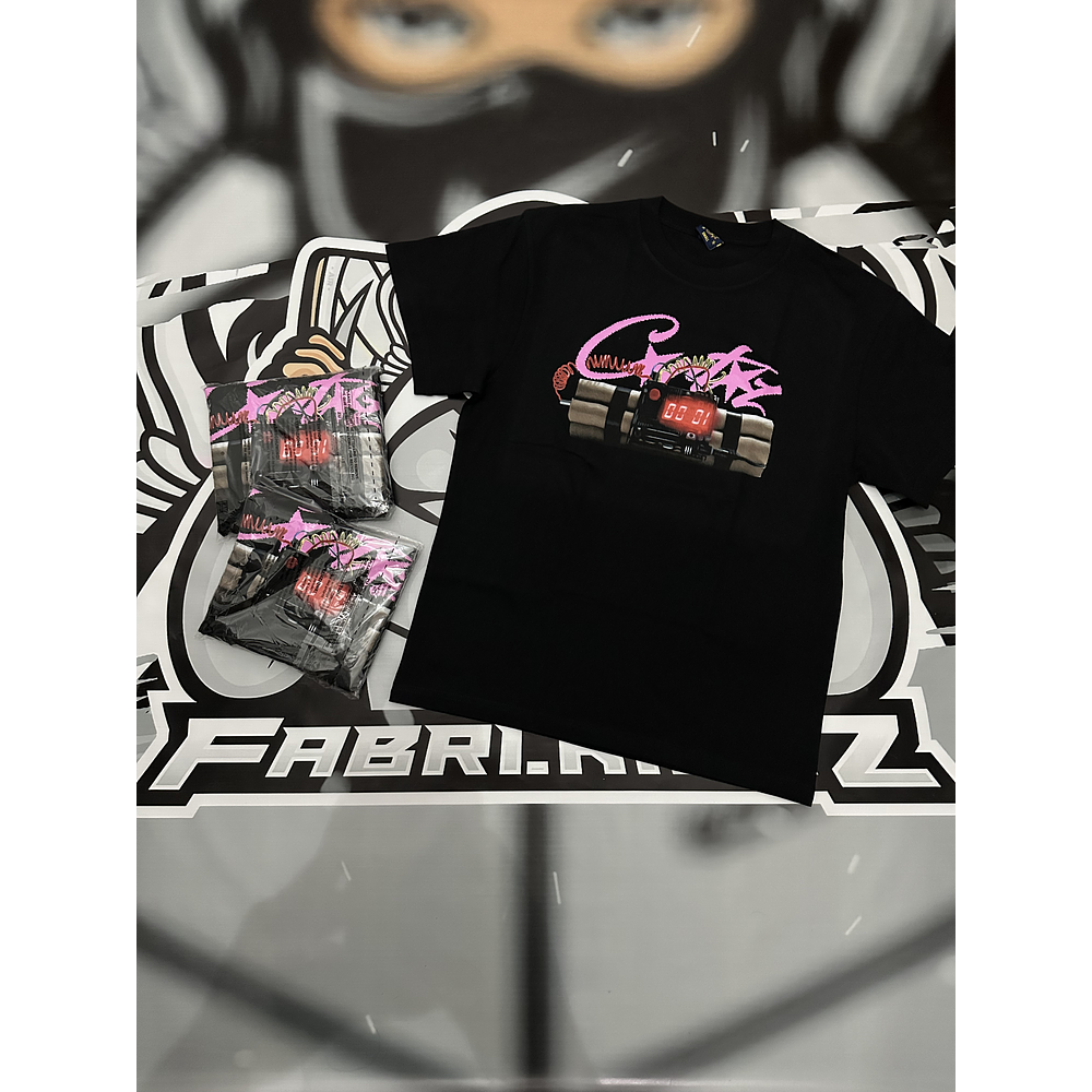 Camiseta corteiz No time 4 Luv Black