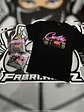 Camiseta corteiz No time 4 Luv Black - Miniatura 4