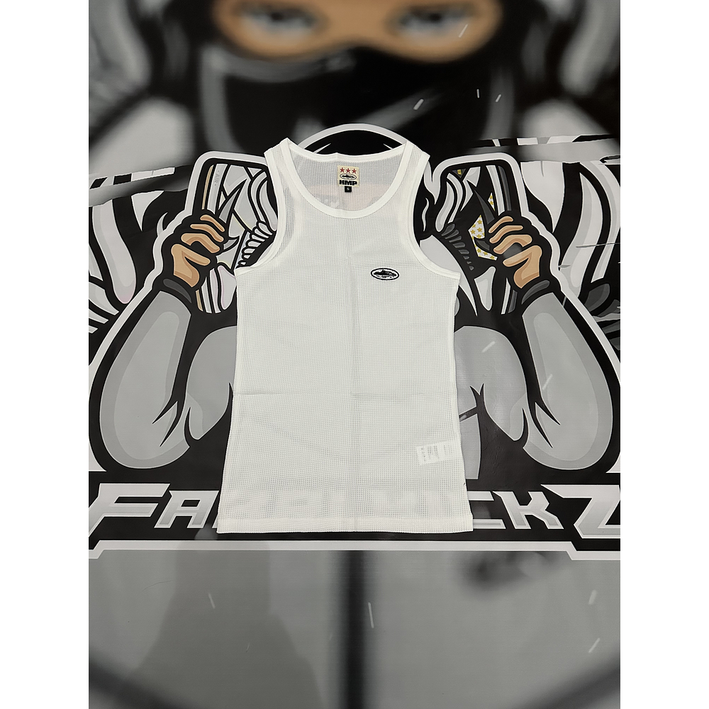 Musculosa corteiz white and black