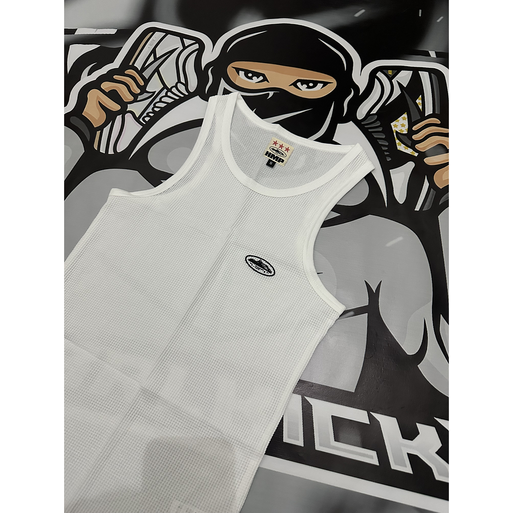 Musculosa corteiz white and black