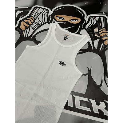 Musculosa corteiz white and black