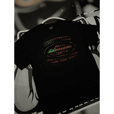 Camiseta @corteiz x @denimtears black