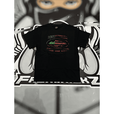 Camiseta @corteiz x @denimtears black