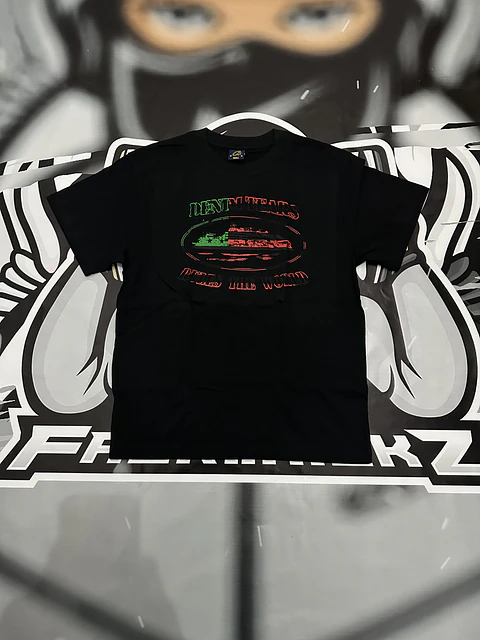 Camiseta @corteiz x @denimtears black