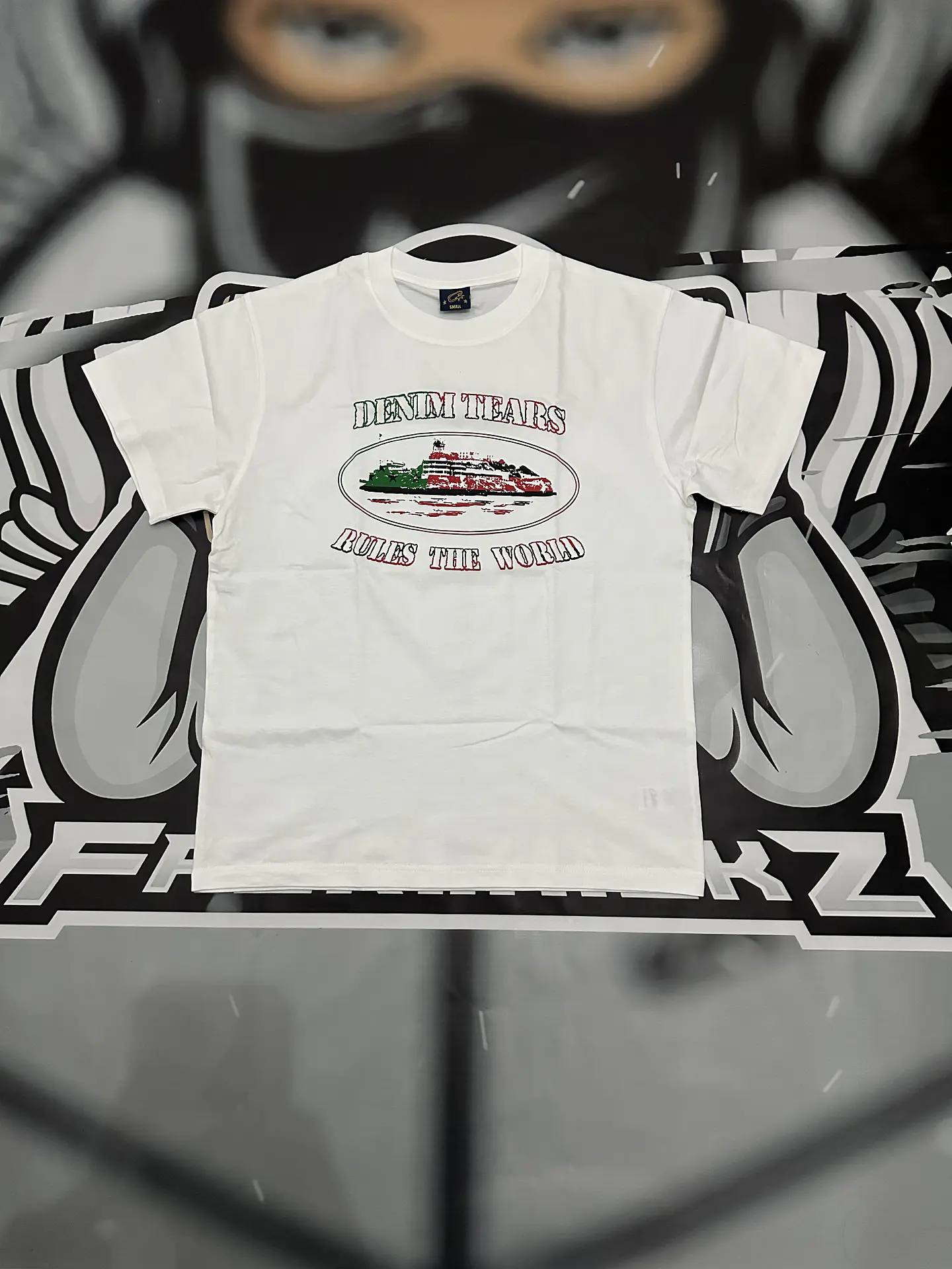 Camiseta @corteiz x @denimtears White 1