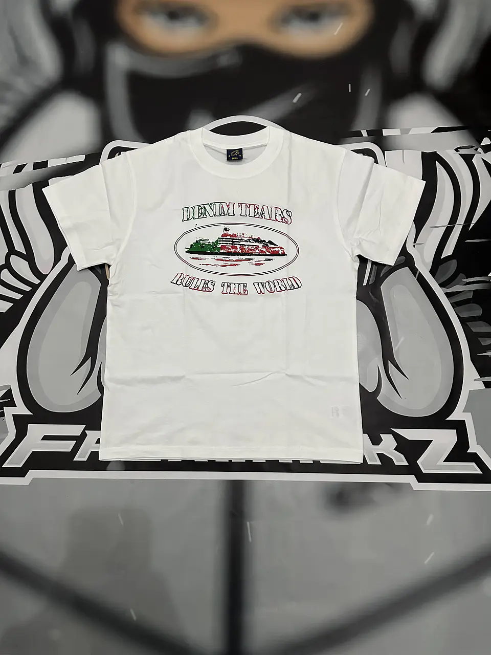 Camiseta @corteiz x @denimtears White 1