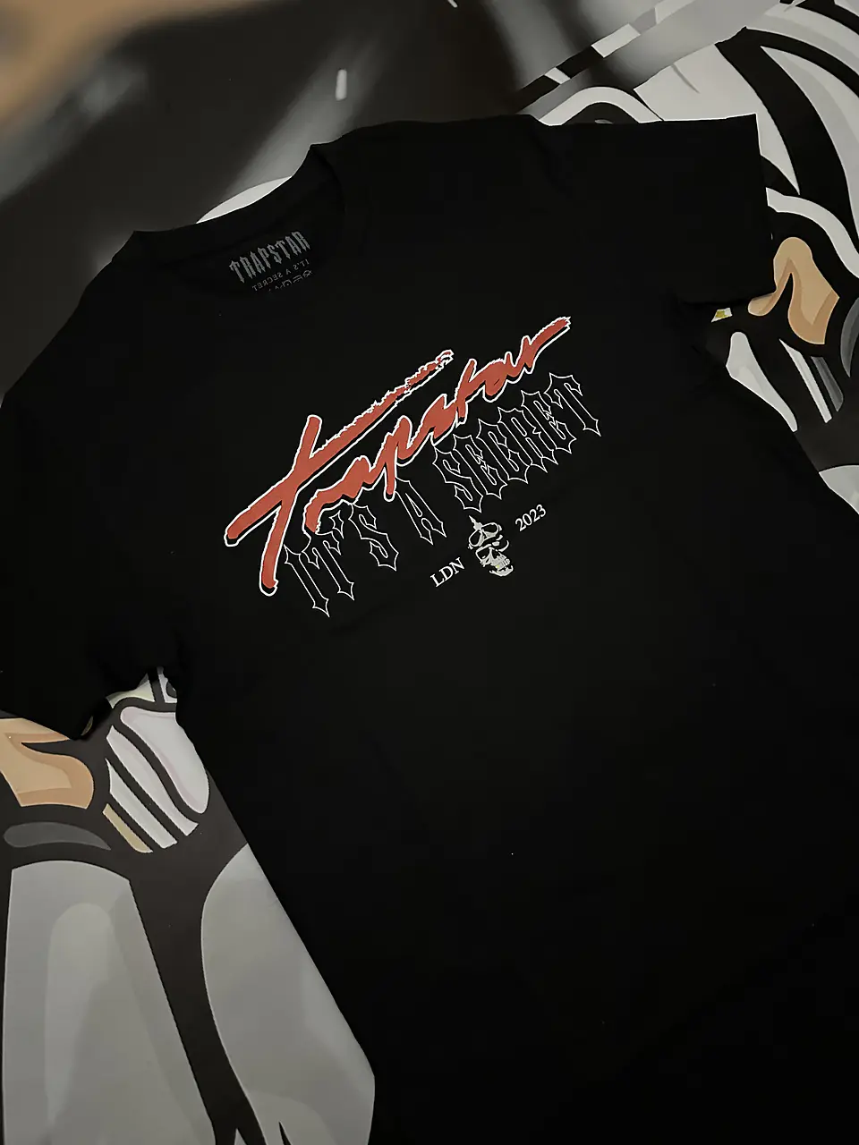 Camiseta trapstar london its a secret ss25 black 2