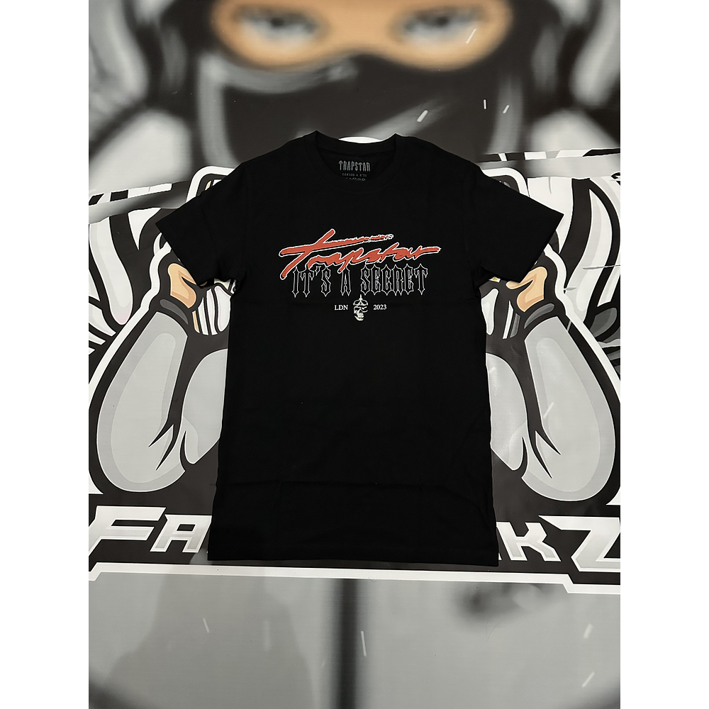Camiseta trapstar london its a secret ss25 black